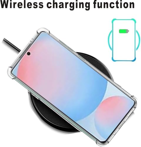 Image of REALCASE Silicone Samsung A56 5G Back Cover Case, Scratch Resistant Protective Crystal Clear Transparent Shock Proof Bumper Back Cover Case for Samsung Galaxy A56 5G