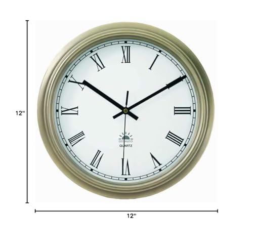 Reloj de pared Tempus 12 pulgadas marco metal pack 6 miniatura 2