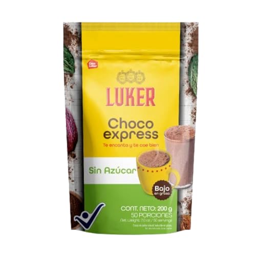 Chocolate Luker Choco Express - Colombian Hot Chocolate Mix (7.0 Oz, Sin Azucar)