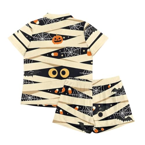 Image of Women's Short Sleeve Sleepwear Pajamas Nightwear with Pockets