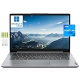 Lenovo Newest Ideapad 1i 14" HD Laptop Computer for Home & Office, Quad Core Intel Pentium Silver N5