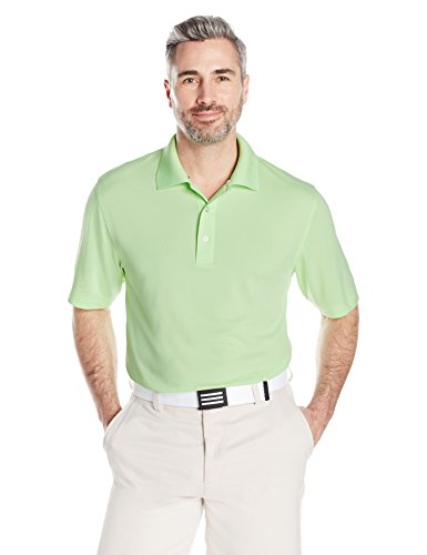 image for Amazon Essentials Men's Regular-Fit Quick-Dry Golf Polo Shirt, Lime Gr