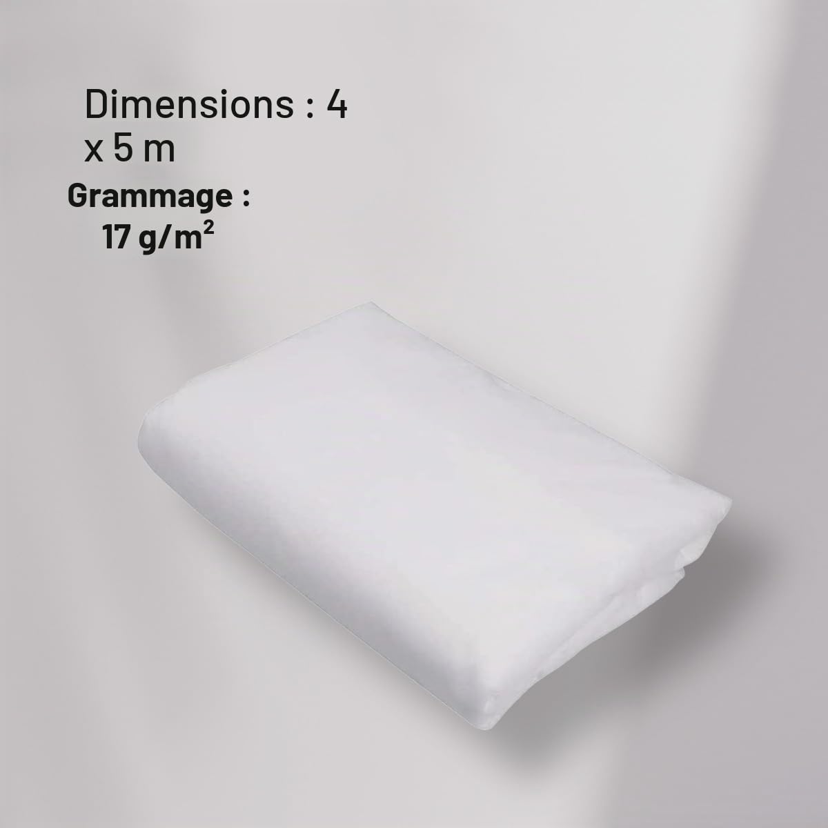 Biotop Tissu Thermique Protecteur Anti-Gel 4 x 5 m 17 g Couverture pour Plantes Arbustes