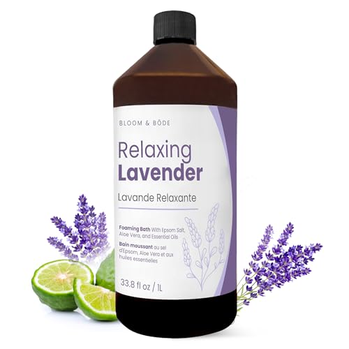 Luxury Foaming Bath - Natural Scented Bubble Bath with Essential