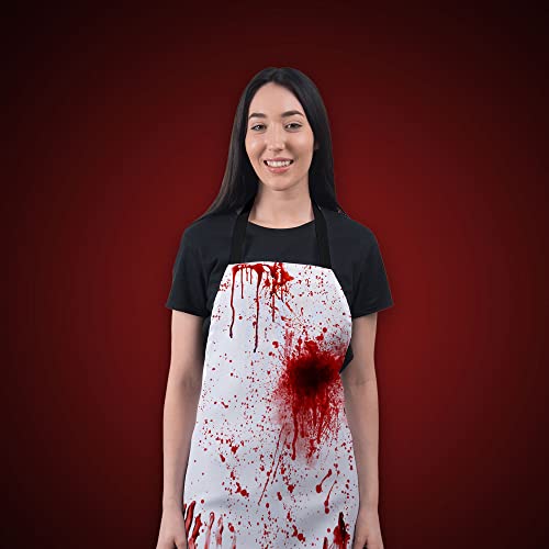 Halloween Aprons - Gory Horror Scary Fun Trick Or Treat Party Novelty Cooking Aprons #TOP3