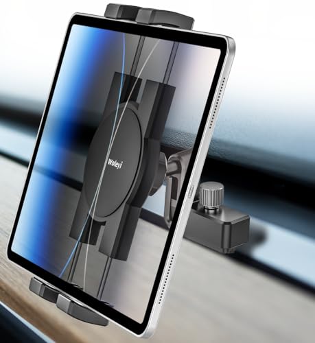 woleyi for Tesla Tablet Mount Phone Holder for Tesla Model 3 Y Car Air Vent Accessories for 4-11 Device Like iPad Pro Air Mini iPhone Galaxy [ONLY FIT for 2017-2022 Model 3 2020-2023 Model Y]