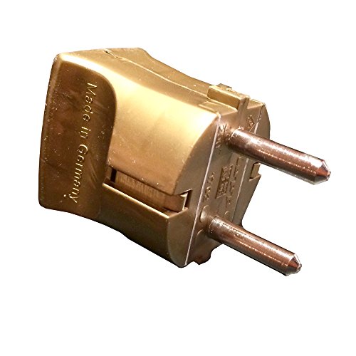Schuko conector Oro VDE 250 V Protección de contacto Conector Euro de conector