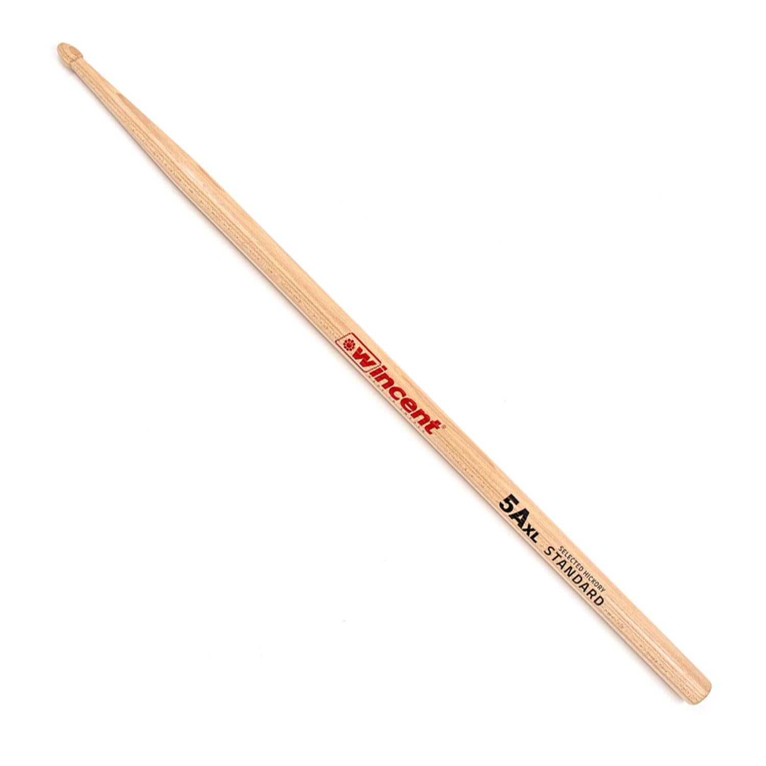 Wincent 5AXL Hickory Woodtip Drumsticks 4 Paar + keepdrum Damper Pads