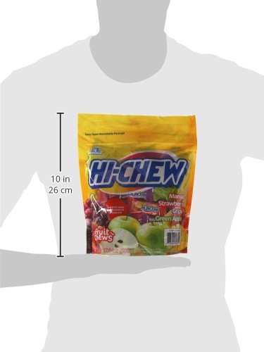 Morinaga Hi -Chew Assorted Flavored 17.64 Oz 100+ Individually Wrapped Fruit Chews Mango Grape Strawberry Green Apple #TOP1