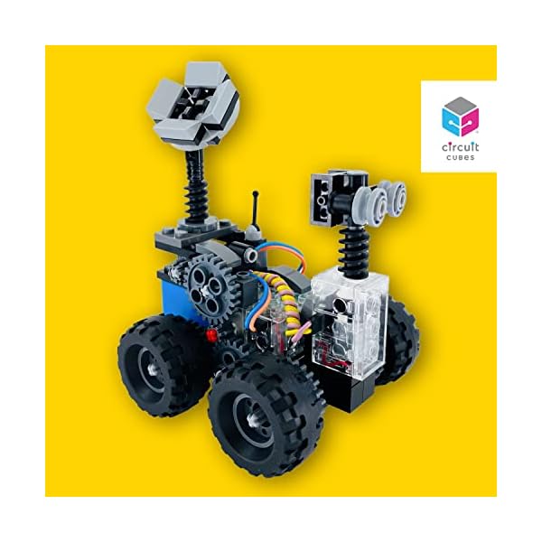 Circuit Cubes Space Rovers Kit – Remote Control Robotics Kit - STEM Learning Toy for Kids Age 8 and Up - Image 6