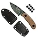 ESEE Knives Candiru Fixed Blade Knife with Molded Polymer Sheath (Coyote Brown G10 Handle/OD Blade/Black Sheath)