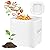 3.8L Smart Electric Composter for Kitchen – Transparent Glass Lid/Odorless & Eco-Friendly/One-Touch Operation/Multiple Modes/Fast Drying/Auto-Clean, Turn Food Waste to Fertilizer for Garden
