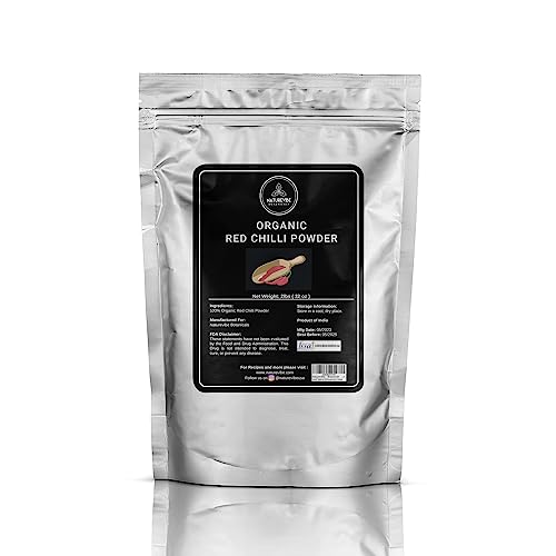 Naturevibe Botanicals Organic Red Chilli Powder 2lbs, Capsicum annuum | Non GMO &amp; Gluten Free | Adds Flavor and Spice (32ounces)