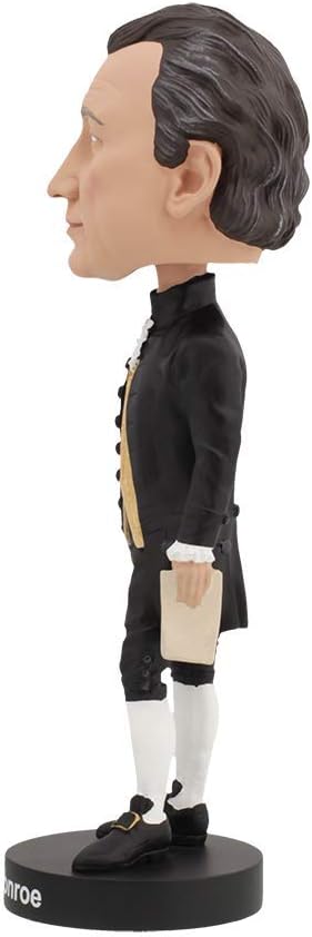Royal Bobbles James Monroe Bobblehead, Premium Polyresin Lifelike Figure, Unique Serial Number, Exquisite Detail