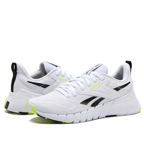 Reebok Nano Gym 1.0 Athletic Sneakers for Women, Workout Womens Shoes, Footwear White/Black/Digital Lime, 10 by Reebok - Used condition - Image 6