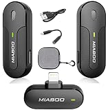 Musical Instruments Ashikos Microphones, Wireless Lavalier Microphone for iPhone iPad, 2 Pack Lapel