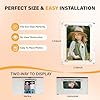 HRYYDS 2 Pack Car Picture Holder, Acrylic Magnetic Car Visor Photo Clip – Clear, Stable, Easy to Use, for Family Photos, Pet Pictures & More – Great Gift for Drivers #1