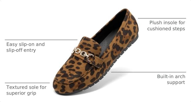 Image of DREAM PAIRS Loafers for Women Casual Slip On Flat