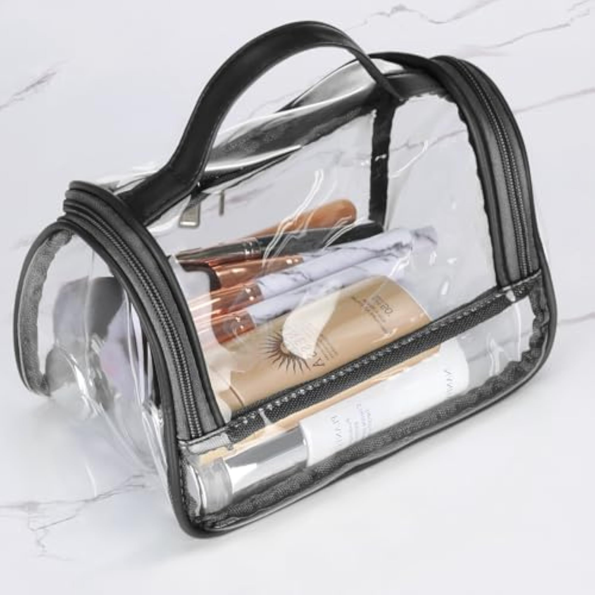 Heavy Duty Clear Cosmetic Bag, Waterproof Organizer