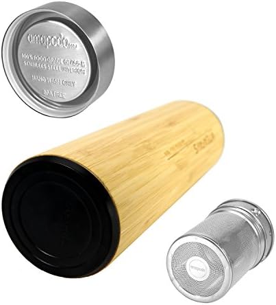 Thermos cup variation Variante 1: 1x Amapodo Teebereiter 500ml + 4x Tee - Geschenk Set