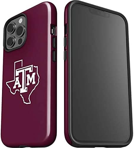 Skinit Impact Phone Case Compatible with iPhone 13 Pro Max - Officially Licensed Texas A&M University Outline Design