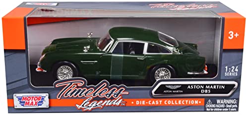 DB5 Verde Oscuro Timeless Legends 1/24 Motormax miniatura 2