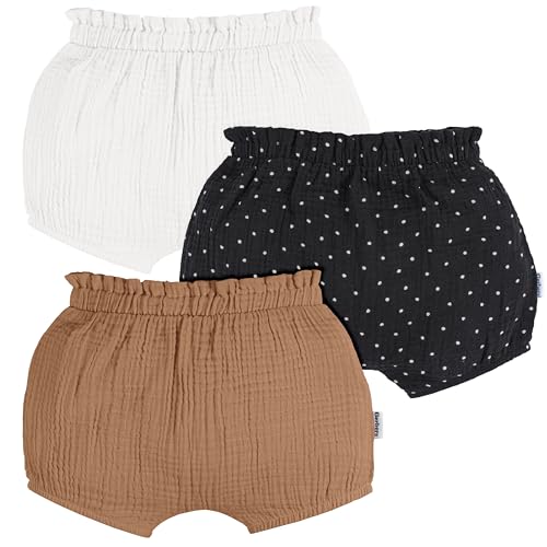 Image of Gerber Baby-Girls 3-Pack Bubble Shorts