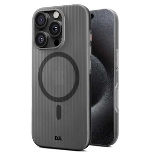 Image of DailyObjects PC Beam 2.0 Magnetic Protective Case Cover Compatible with iPhone 15 Pro Max|Magsafe|Camera & Body Protection|Anti Shock,Scratch Resistant|Precise Cutouts Design|Wireless Charging-Black