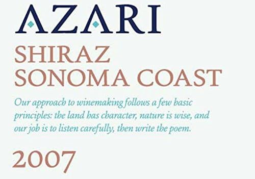 2007 Azari Sonoma Coast Shiraz 750 mL