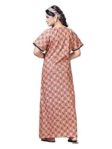 Image of PNAEONG Women Cotton Maxi Sleepwear