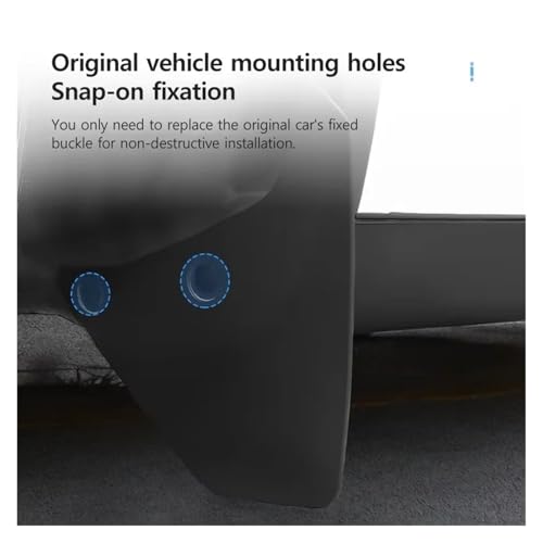 Guardabarros para Tesla Model S 2022: protección impermeable contra salpicaduras 3