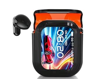 Ne20 Earbuds, NE20 Bluetooth 5.4 LED Display High Fidelity Waterproof Wireless Earphones, H-tc NE-20 Translation Earbuds, Ai Translation Real Time, IPX6 Waterproof for All Occasions (BLACK)