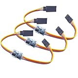 3Pcs RC Servo Signal Reverser Rotation Inverter - 3.6V-24V 5A Steering Gear Reverser for JR Futaba RC Airplanes Cars Boats and Universal Servos