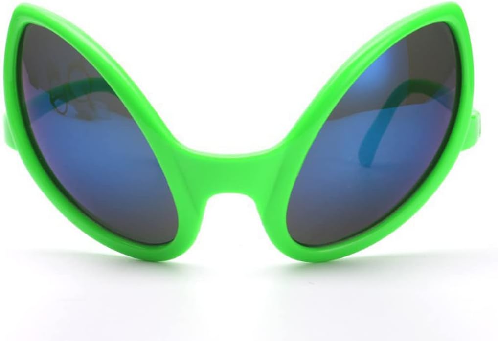 Novelty Alien Glasses for Halloween Party Accessories, Alien Costume Accessories Eyeglasses with Deluxe Gift Glassesbox