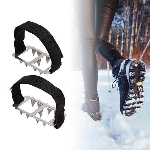 Clavos para zapatos de montañismo y crampones de senderismo sobre nieve dura o hielo 4