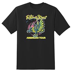 The Rolling Stones American Tour Dragon Officiel T-Shirt Hommes Unisexe - Les Beatles, Paul McCartney, John Lennon, RIngo Starr, George Harrison