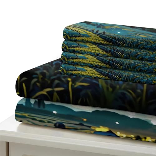 Ensemble de literie PresentJoli écologique en polyester avec impression 3D moderne - 7