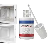 Vernice Per Microonde,30ml Rivestimento Ritocco Per Elettrodomestico,Vernice Di Riparazione Interna Microonde - Adatto A Casa Cucina Appartamento Ristorante Dormitorio Interno Commerciale