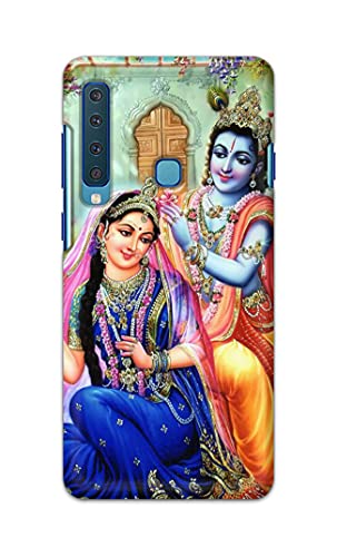 Image of Printed Hard Back Cover Case for Samsung Galaxy A9 2018 Back Cover (Radha Krishna) -1803