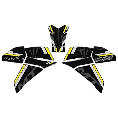 Autocollant réservoir MT-03 protection carburant grip genou anti-dérapant accessoires