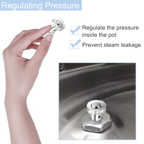 EATBALE Pressure Cookers Steam Valve Universal Floater and Sealer Replacement for Pressure Cookers XL, YBD60-100, PPC780, PPC770, PPC790, Silicone Sealer Gasket Set for 5, 6 or 8 Quart Accessories - Image 6