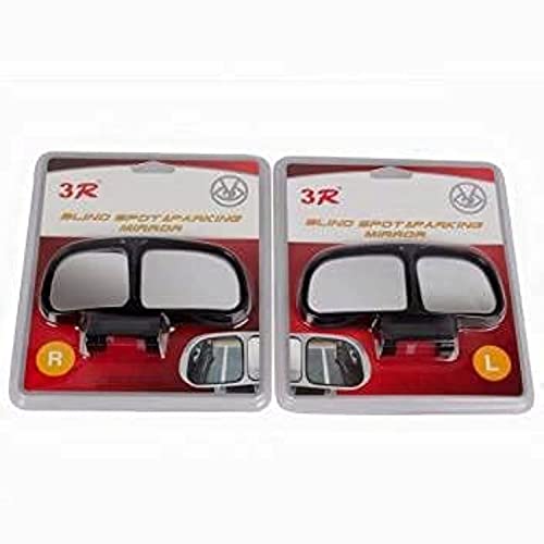 Image of Automaze 3R Adjustable 360 Degree Wide Angle Car Rear View Blind Spot Mirror (3R-028) -2 Pieces