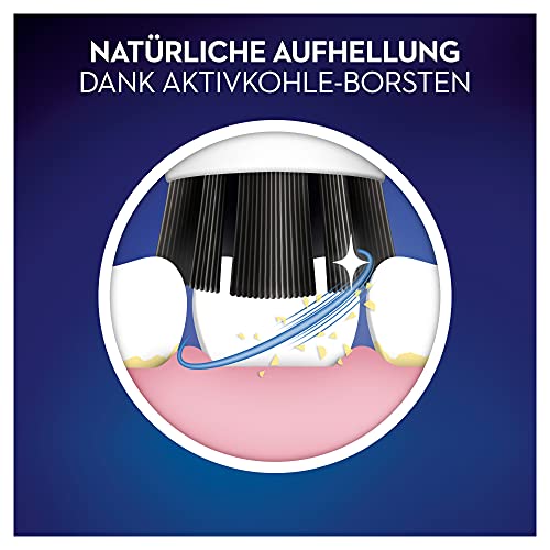 Oral-B Pure Clean Aufsteckbürsten für elektrische Zahnbürste, 8 Stück, mit Aktivkohle-Borsten, Zahnbürstenaufsatz für Oral-B Zahnbürsten – Ansicht 5