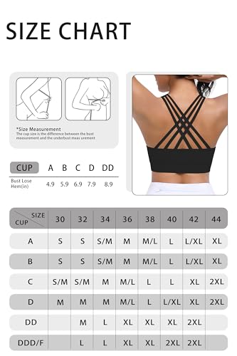 Image of MIRITY Strappy Sports Bra for Women - Padded Seamless Support for Yoga Gym Workout Fitness Pack of 3