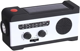 Obuyke Lanterna De Manivela Rádio De Manivela Rádio Branco Lanterna De Mão Mini Tocha De Rádio Mini Tocha De Banco De Energia Celular Mini Lanterna Mini Lanterna