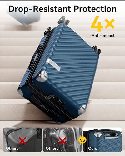 Luggex KV-GY20 Luggage With Spinner Wheels - Polycarbonate Expandable Hard Shell Suitcase thumb #2