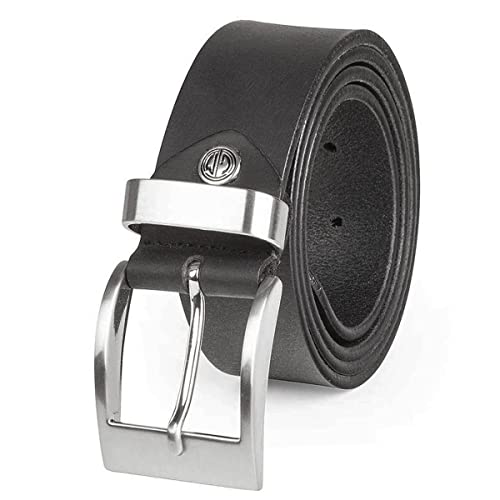 LINDENMANN Herren-Ledergürtel – 30 Mm Breit, Weiß, Aus Vollrindleder, Größe 105