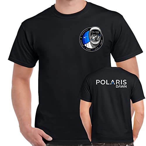 Polaris Dawn Mission Logo Double Sided Shirt-Large Black