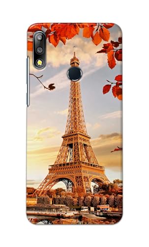 Image of Printed Hard Back Cover for Asus Zenfone Max Pro (M2) (6.26 inch) | Zenfone Max Pro M2 Back Cover (Eiffel Tower -K1) -190724(DP)