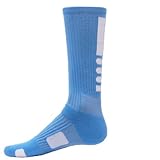 Red Lion Neon Legend 2.0 Athletic Sport wear Socks (Light Blue / White - Large)
